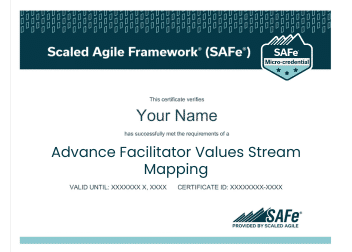 Advanced Facilitator: Value Stream Mapping